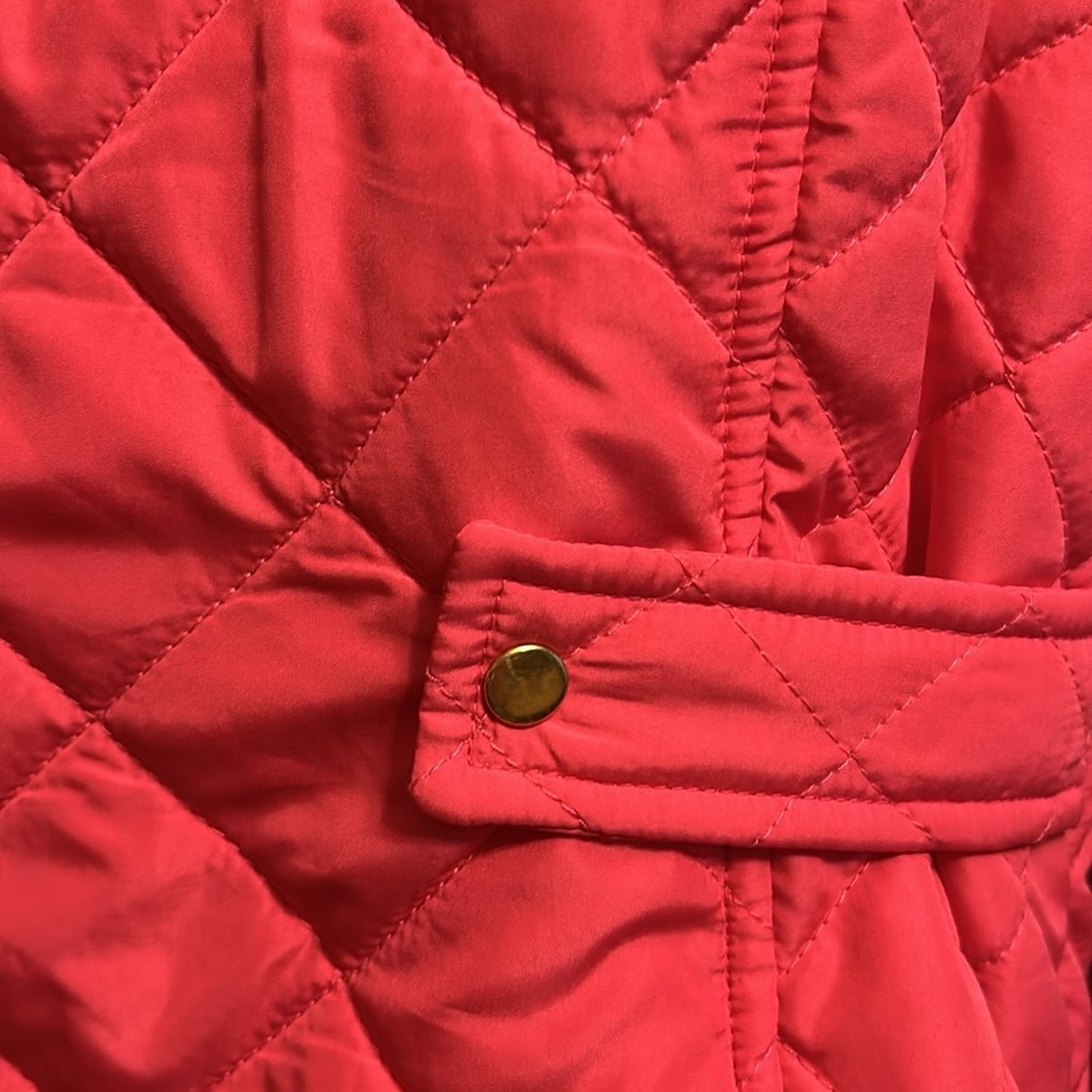 Women’s Crown & Ivy Hot Pink Zip front and zip pockets Gold hardware Medium NWOT - Picture 5 of 10